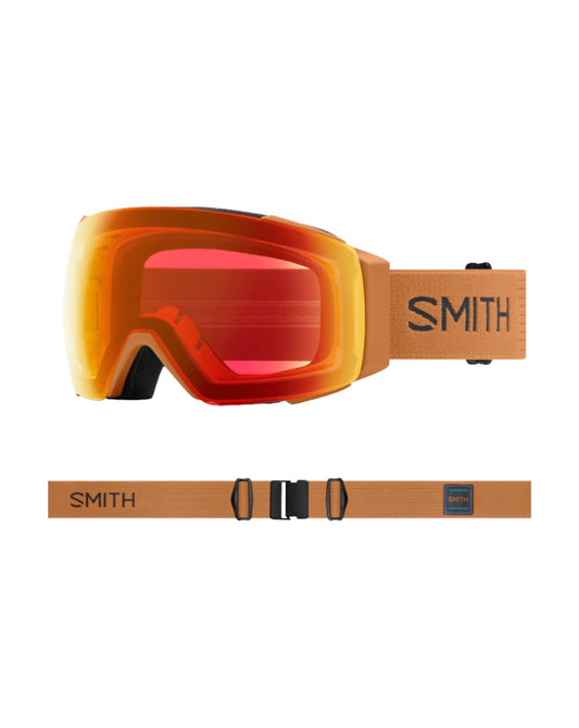 Smith IO Mag Ski Goggles - Komodo + ChromaPop Pro Photochromic Red Mirror Lens