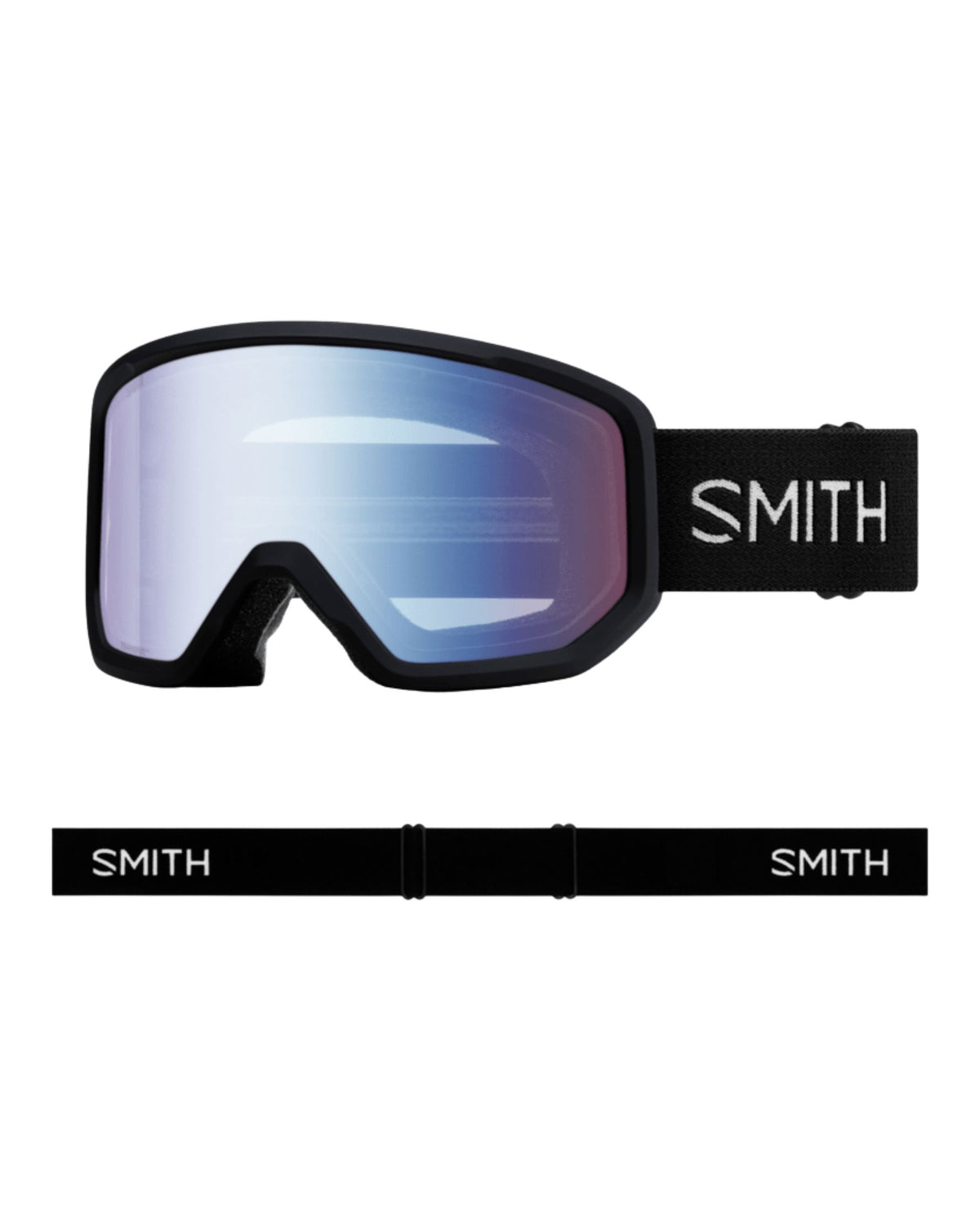 Smith Transfer Ski Goggles - BLACK 22 BLU SNSR M