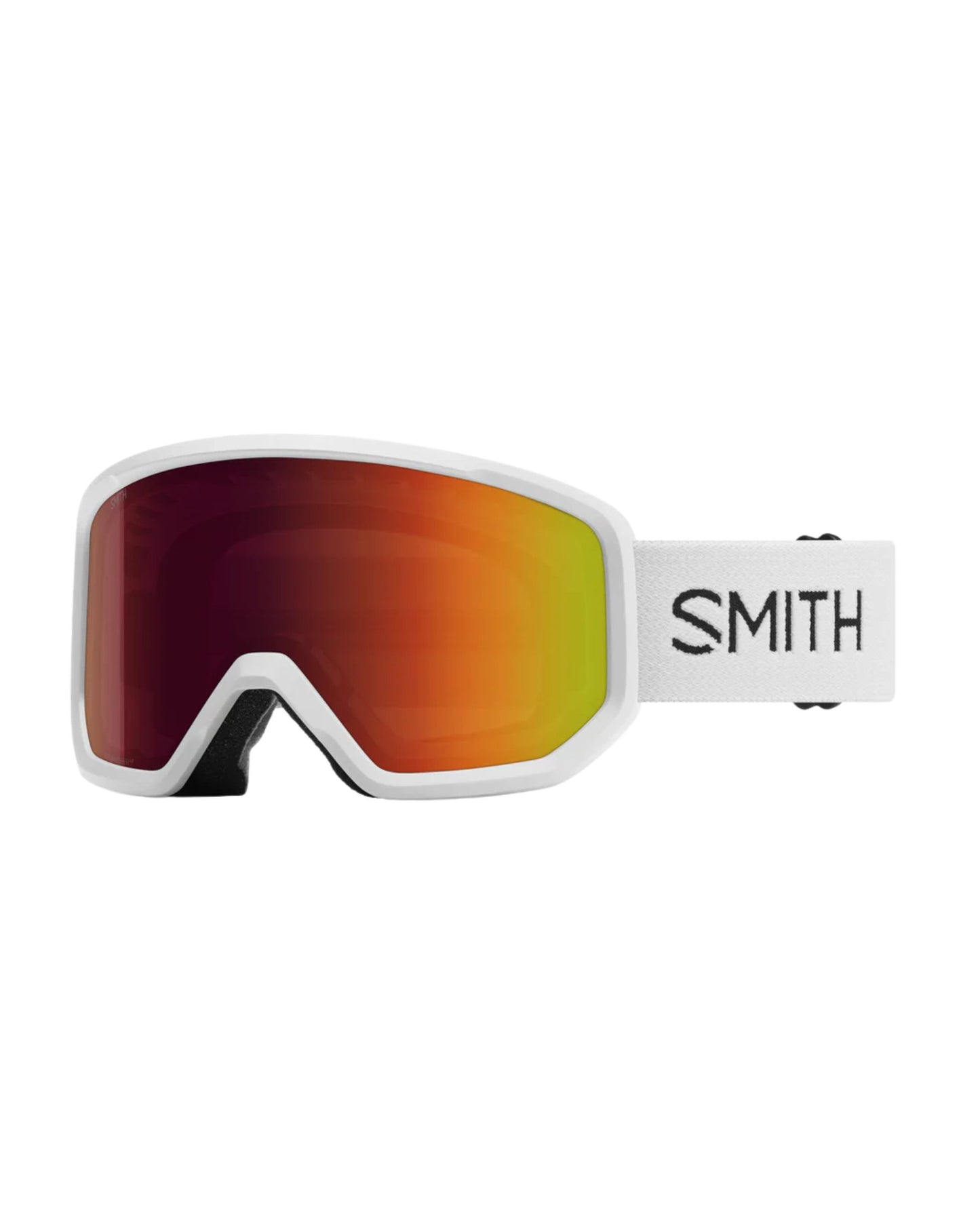 Smith Transfer Ski Goggles - White + red Sol-X Mirror