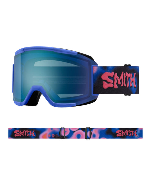 Smith Squad Ski Goggles - Supernova Vibes + ChromaPop Everday Blue Mirror Lens