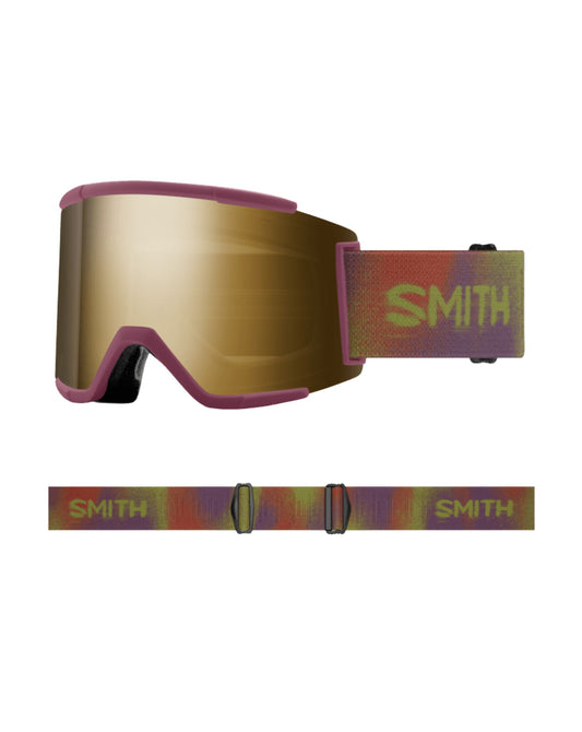 Smith Squad XL Ski Goggles - Sprayer + ChromaPop Sun Black Gold Mirror Lens