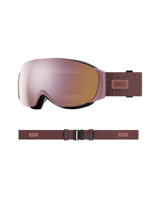 Smith IO Mag S Ski Goggles - Dusk Crackle + ChromaPop Everyday Rose Gold Mirror Lens