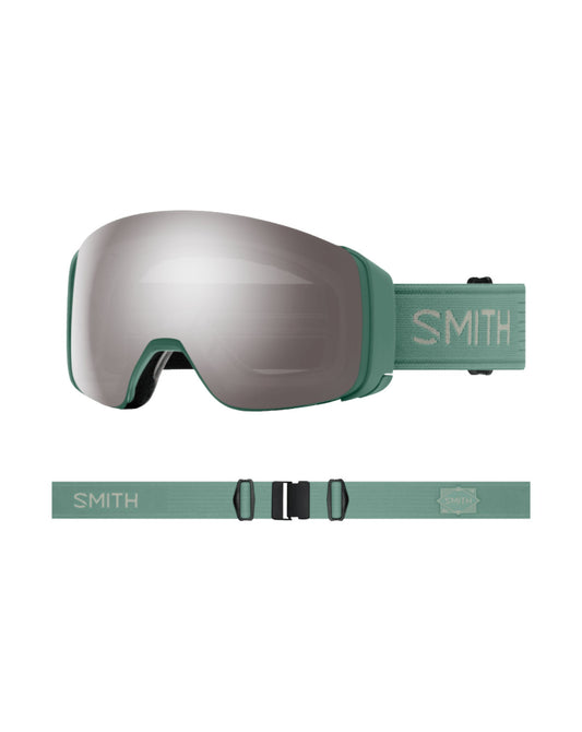 Smith 4D Mag Ski Goggles - Cactus + ChromaPop Sun Platinum Mirror Lens