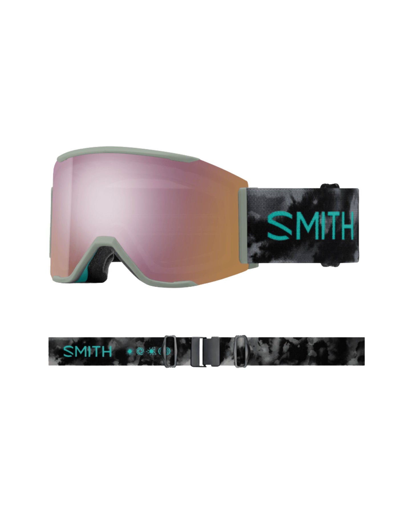 Smith Squad MAG Ski Goggles - Mind Expanders + ChromaPop Everyday Rose Gold Mirror