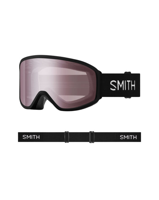 Smith Reason OTG Ski Goggles - Black + Ignitor Mirror Lens