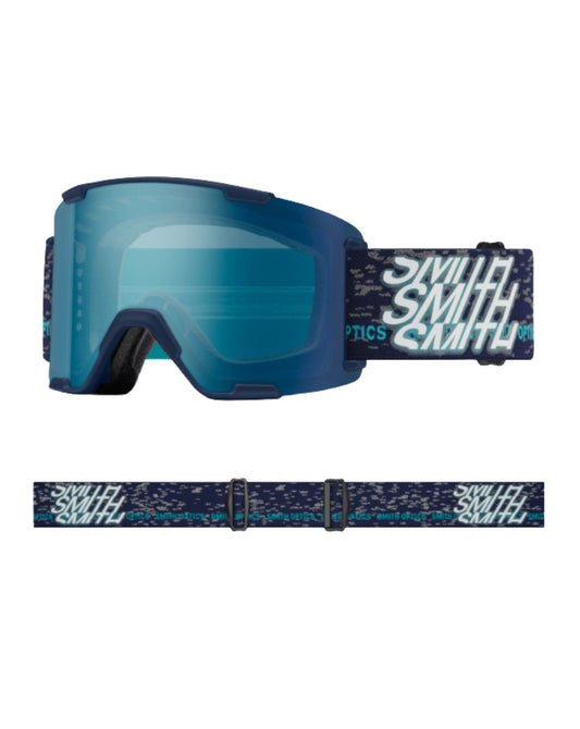 Smith Stash XL Ski Goggles - Midnight Snow/Chromapop Blue Mirror