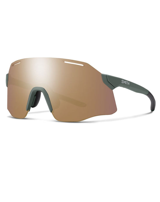 Smith Vert PivLock Sunglasses - Matte Alpine Green + ChromaPop Rose Gold Mirror Lens