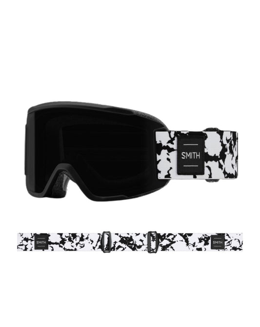 Smith Squad S Ski Goggles- Black Marble + ChromaPop™ Sun Black Lens