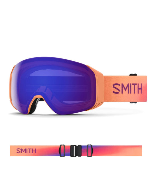 Smith 4D MAG S Ski Goggle - Arctic Apricot Daydream + ChromaPop Everyday Violet Mirror Lens