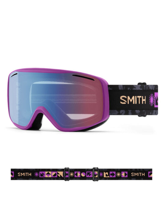 Smith Junior Rally Ski Goggle - Vivid Violet + Blue Sensor Mirror Lens