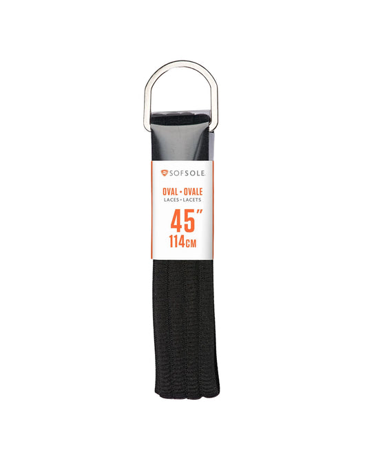 Sofsole Athletic Oval Laces 45" - Black