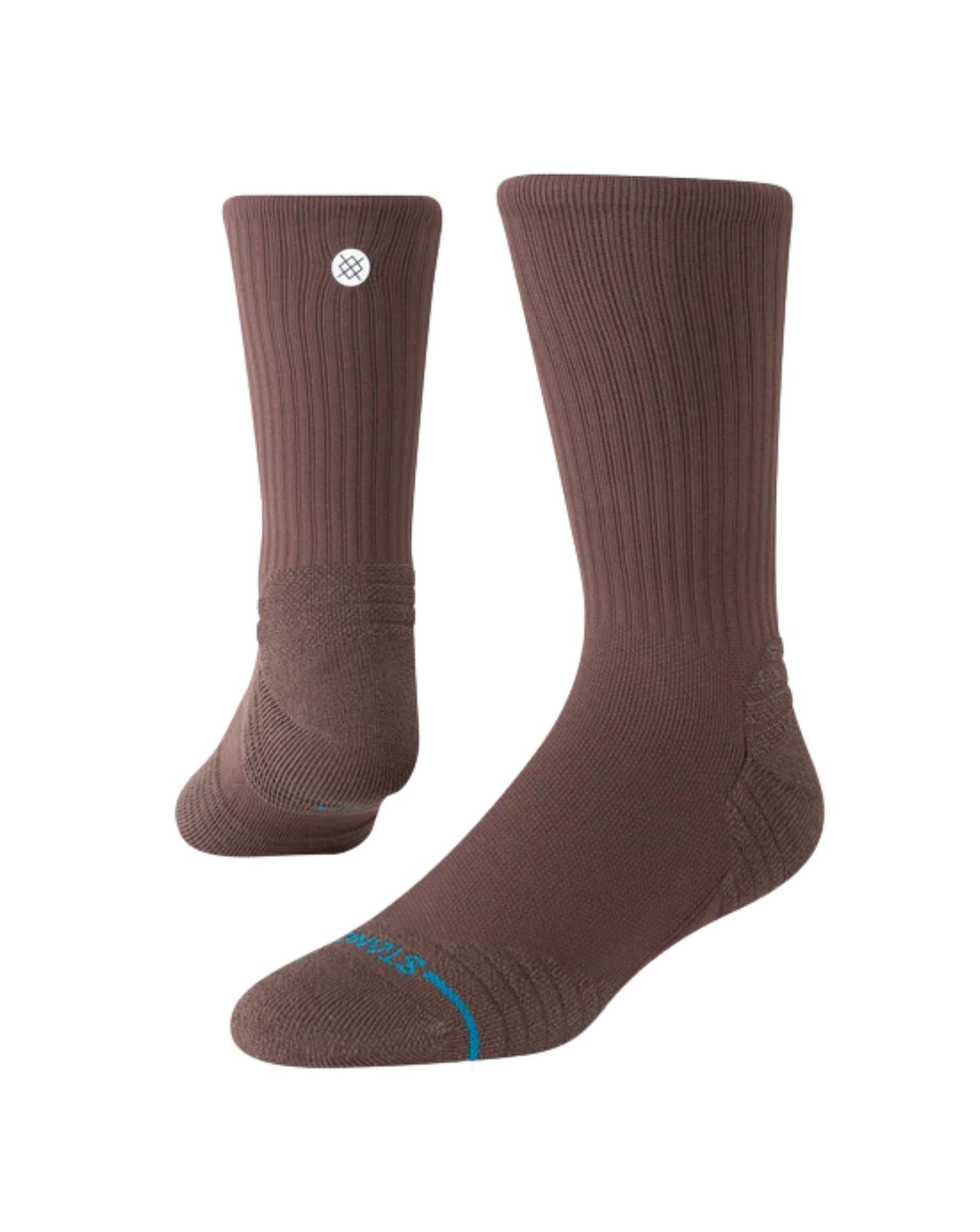 Stance Athl Solid Mid Ribbed Crew Socks