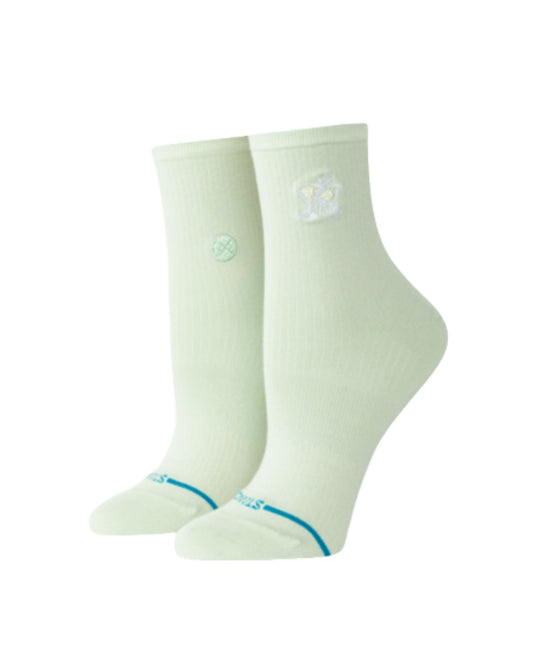 Stance Women's Fine Rib Quarter Socks