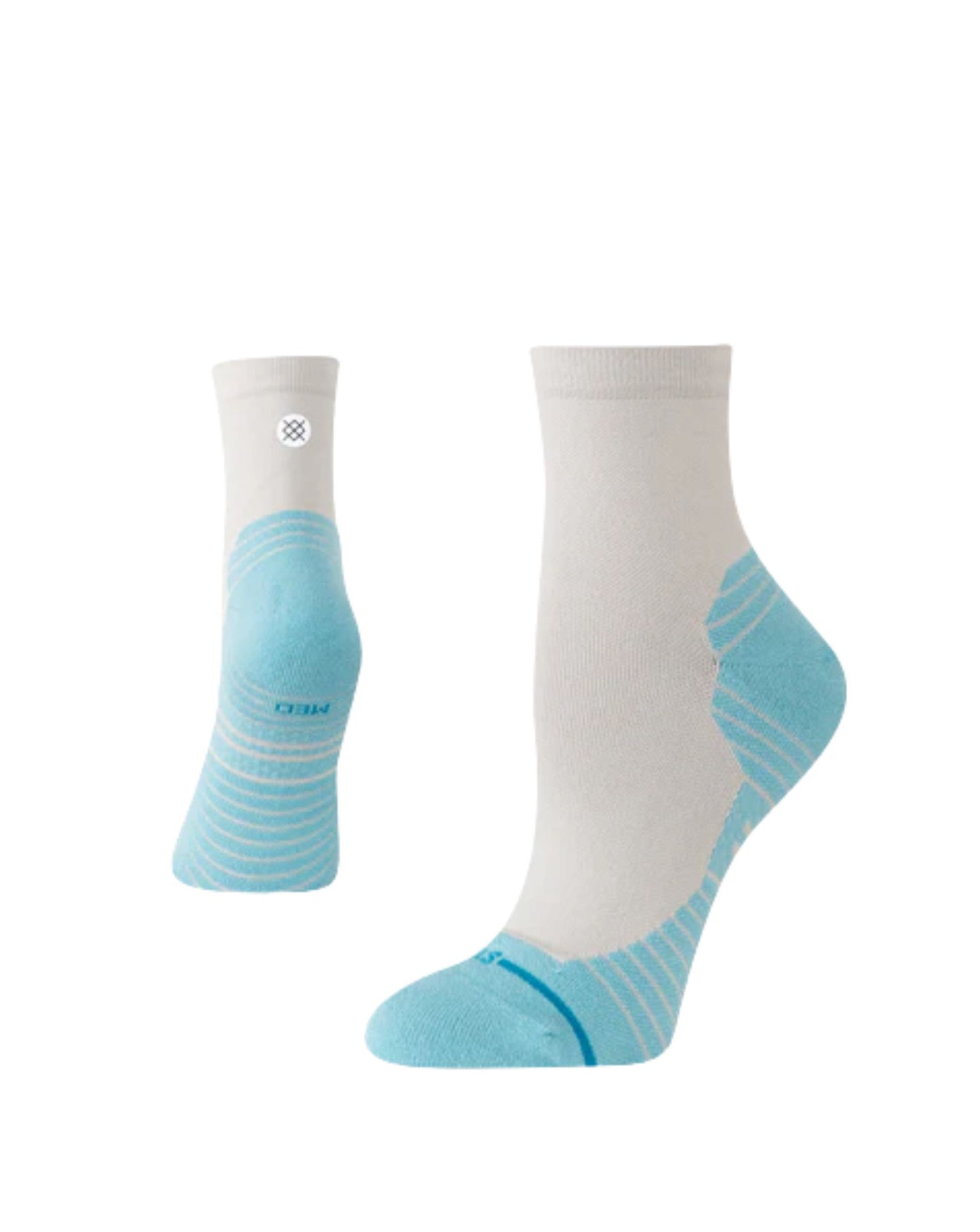 Stance Women's Run Two Tone Light Quarter Socks