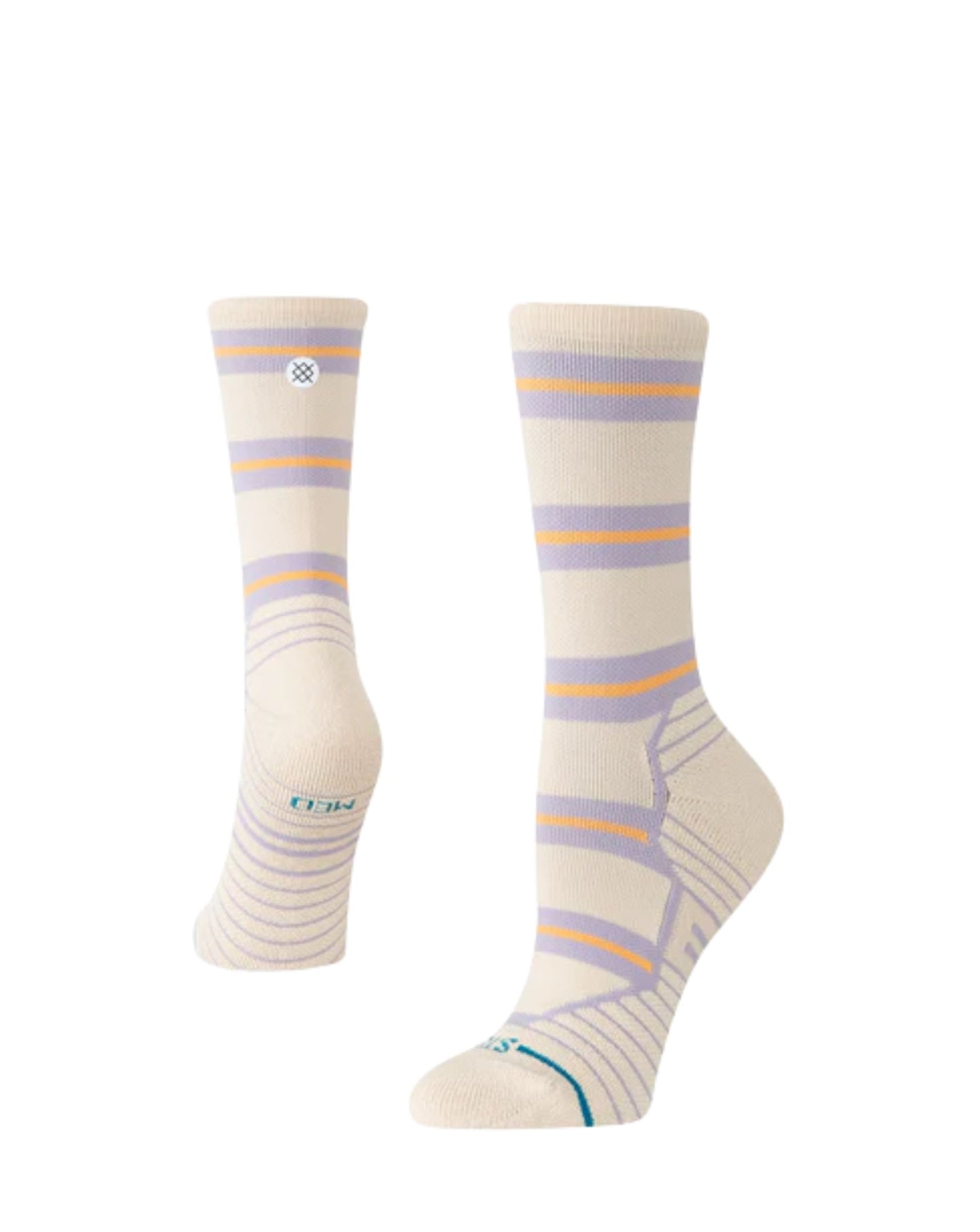 Stance Women's Athl Beam Stripe Mid Crew Socks