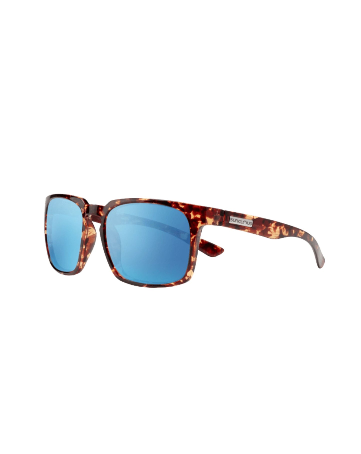 Suncloud Hundo Sunglasses - Tortoise + Polarized Aqua Mirror