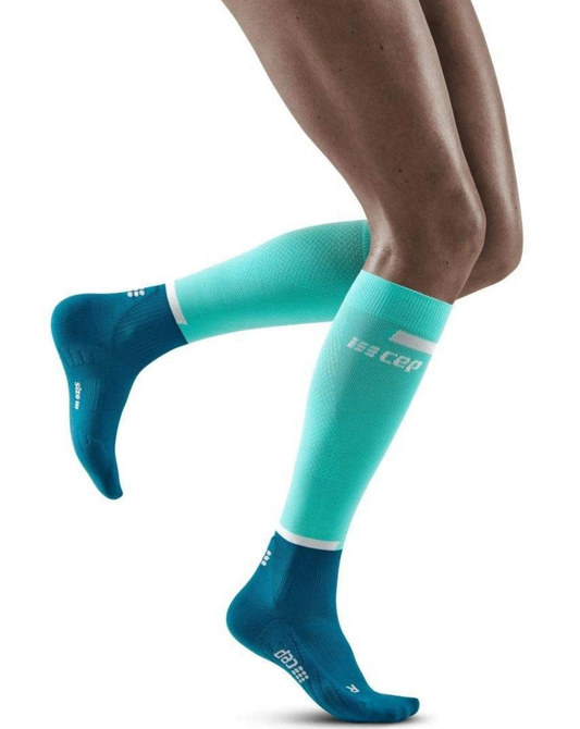 CEP Women's The Run Socks Tall - Ocean