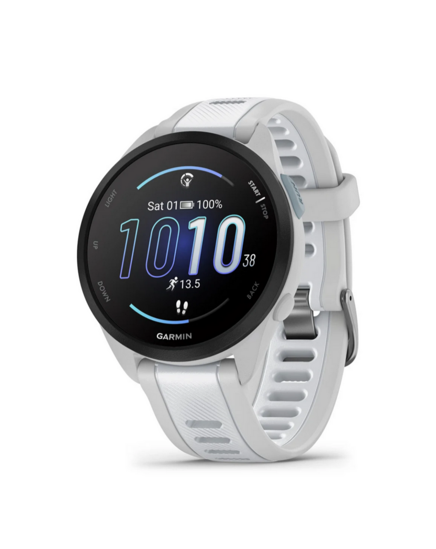 Garmin Forerunner 165 Music Watch - Mist Gray / Whitestone