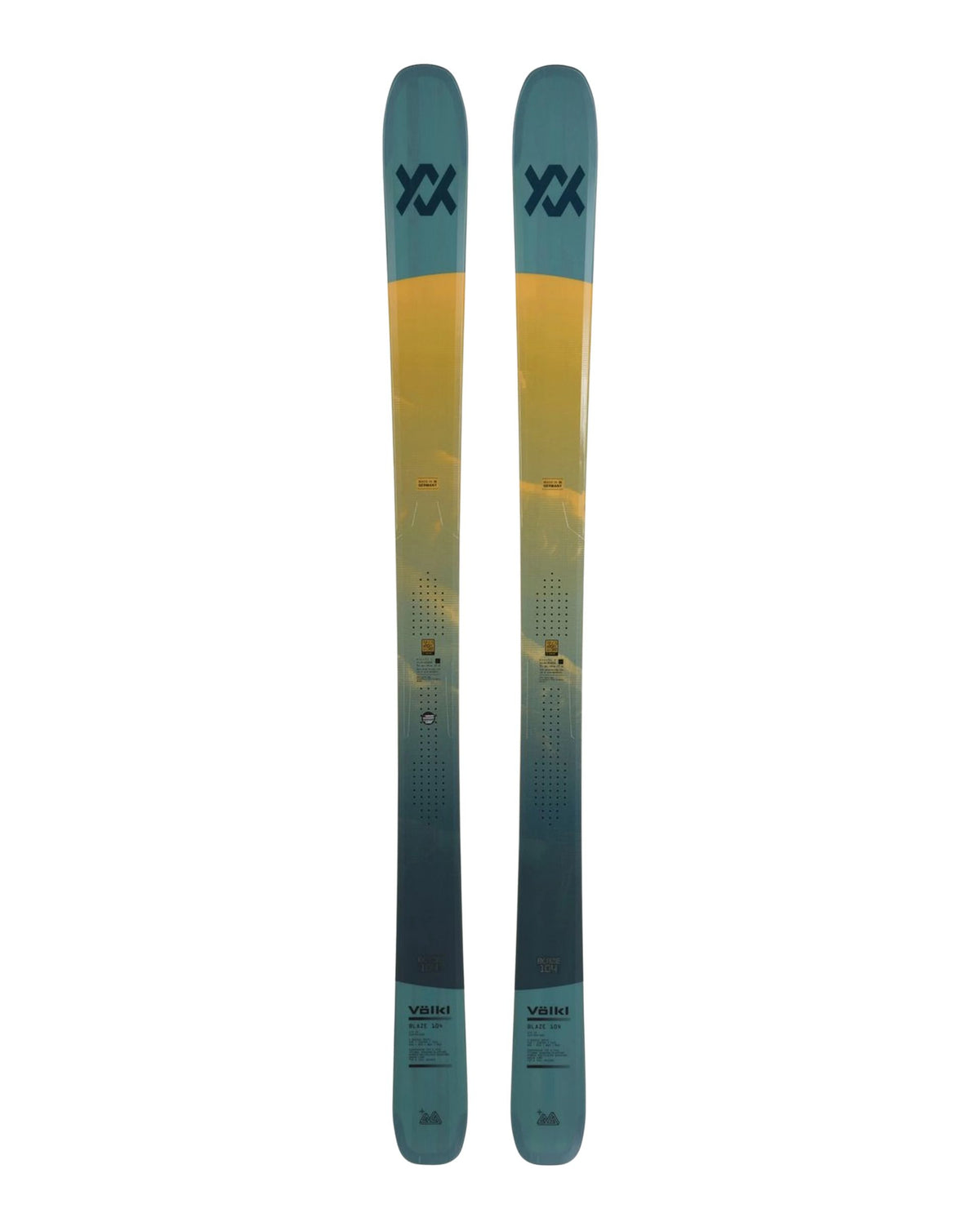 Volkl Blaze 104 Men's Skis - Teal
