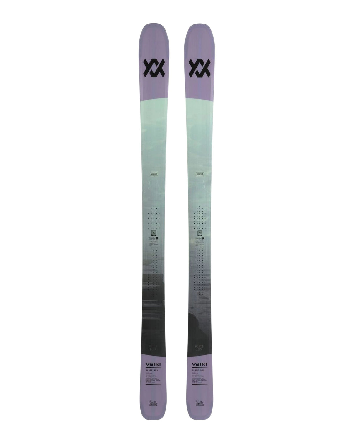 Volkl Blaze 104 Men's Skis -Purple