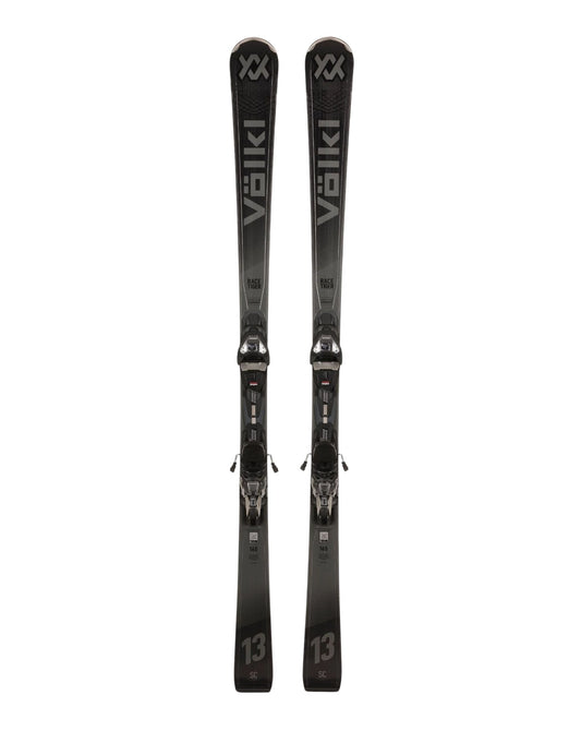 Volkl Racetiger SC -Black + vMotion 12 Men's Skis