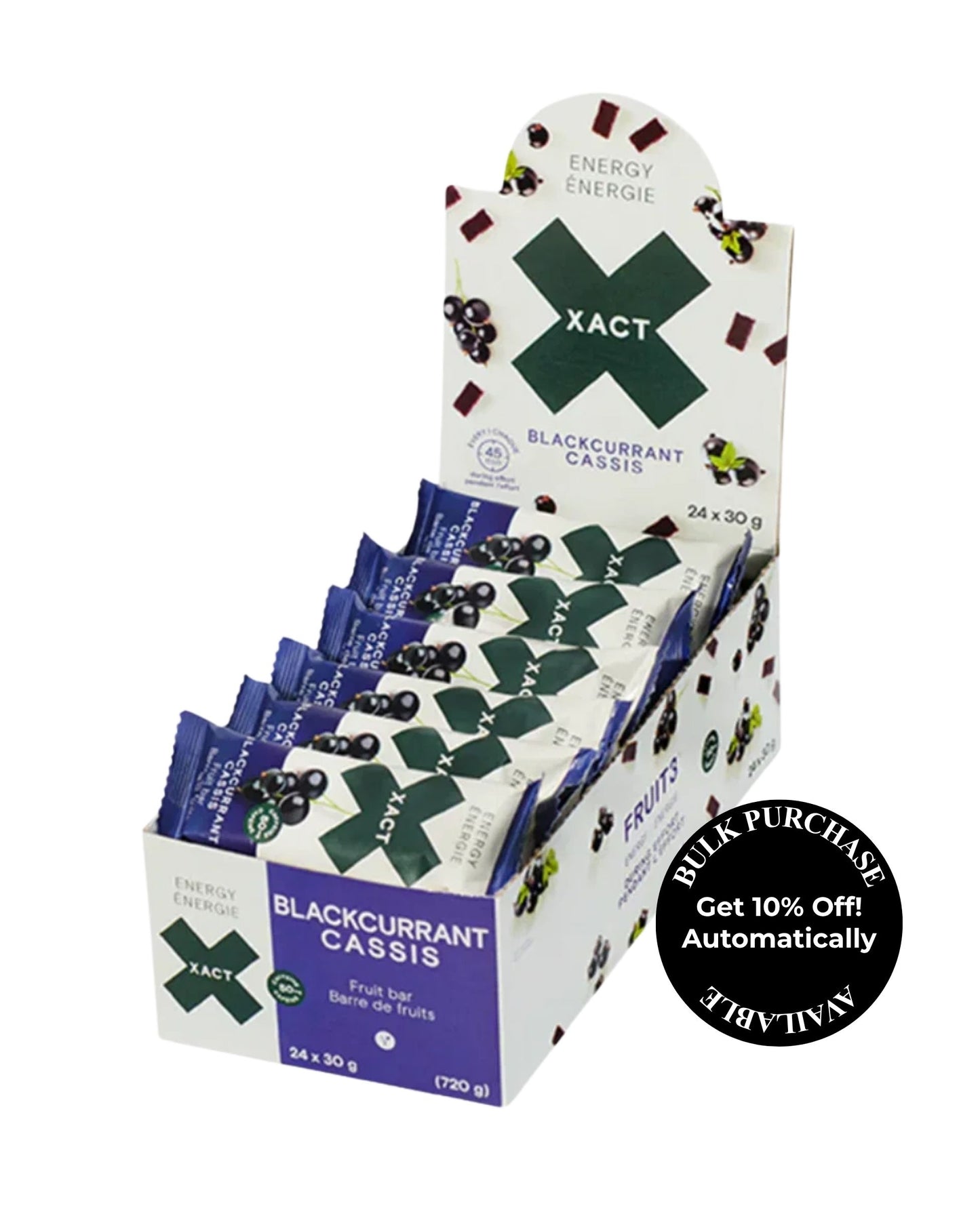 XACT Performance Energy Fruit Bar - Black Currant