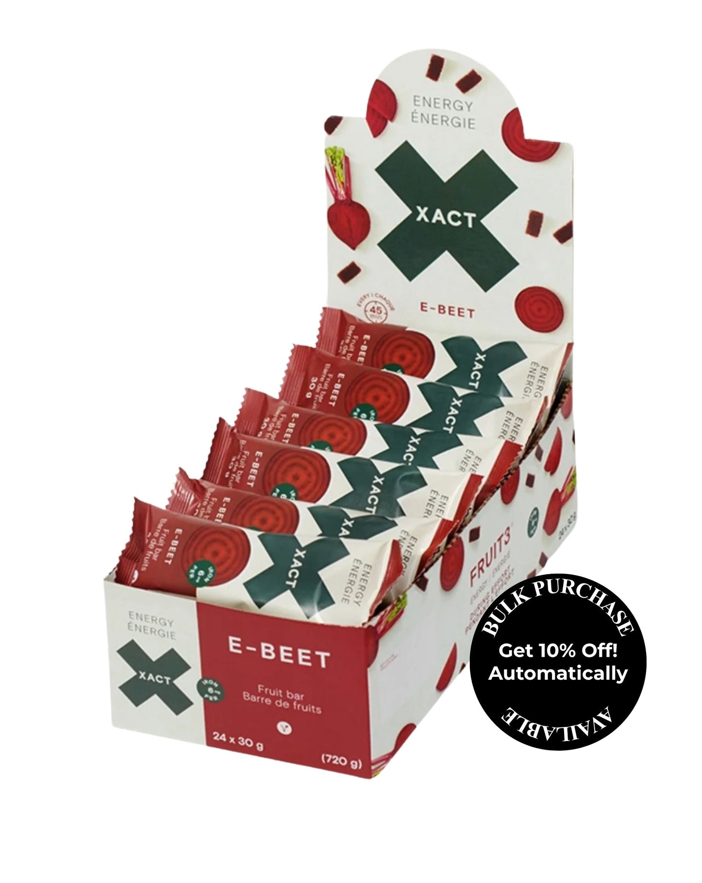 XACT Performance Energy Fruit Bar - E Beet