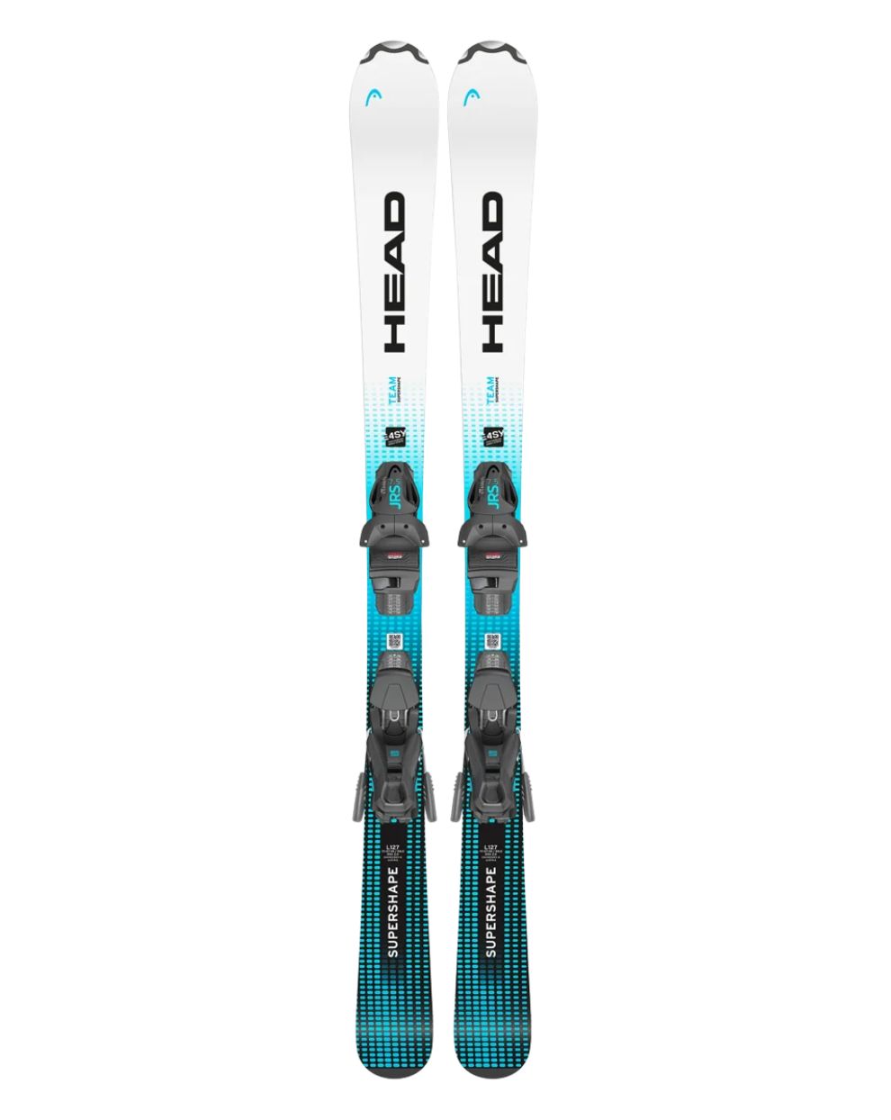 Head SuperShape Team Easy Junior Skis + JRS 7.5 GW CA Ski Bindings