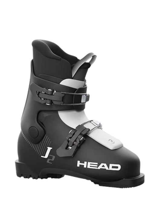 Head J2 Ski Junior Boots - Black + White