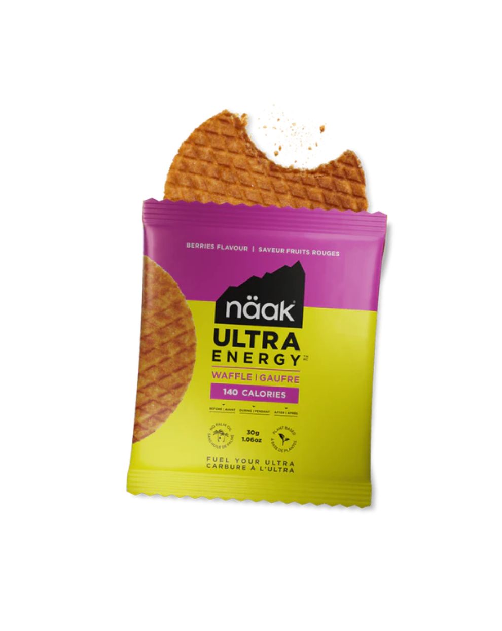 Naak Energy Waffle - Berries - 30g