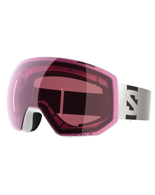 Salomon Radium Pro Sigma (and Extra Lens) Ski Goggles - White/ Sigma Silver Pink/ Sigma Light Blue