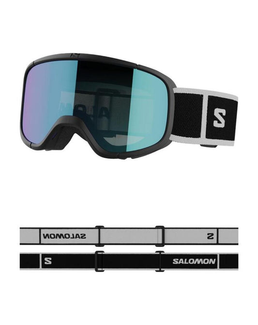 Salomon Junior Lumi Ski Goggles - Black/Uni Mid Blue