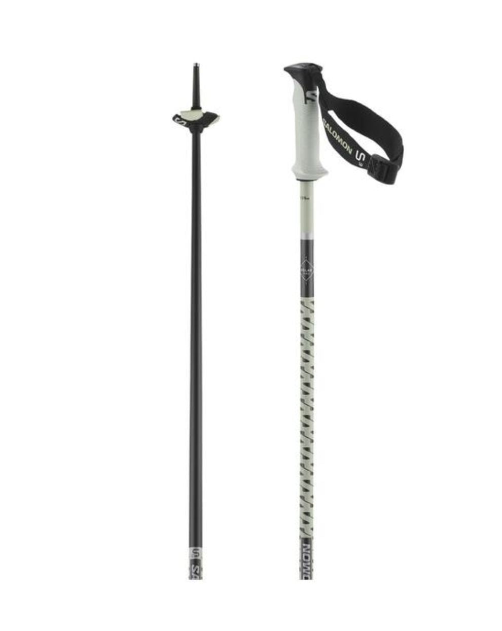 Salomon Polar Pro S3 Ski Poles - White Moss