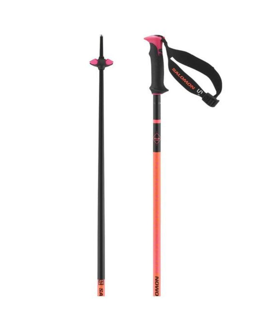 Salomon Polar Pro S3 Ski Poles - Flame