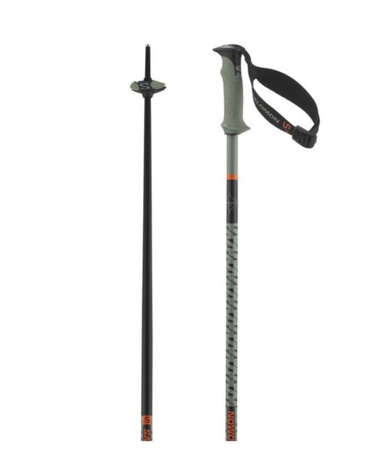 Salomon Polar Pro S3 Pole Ski Poles - Oil Green