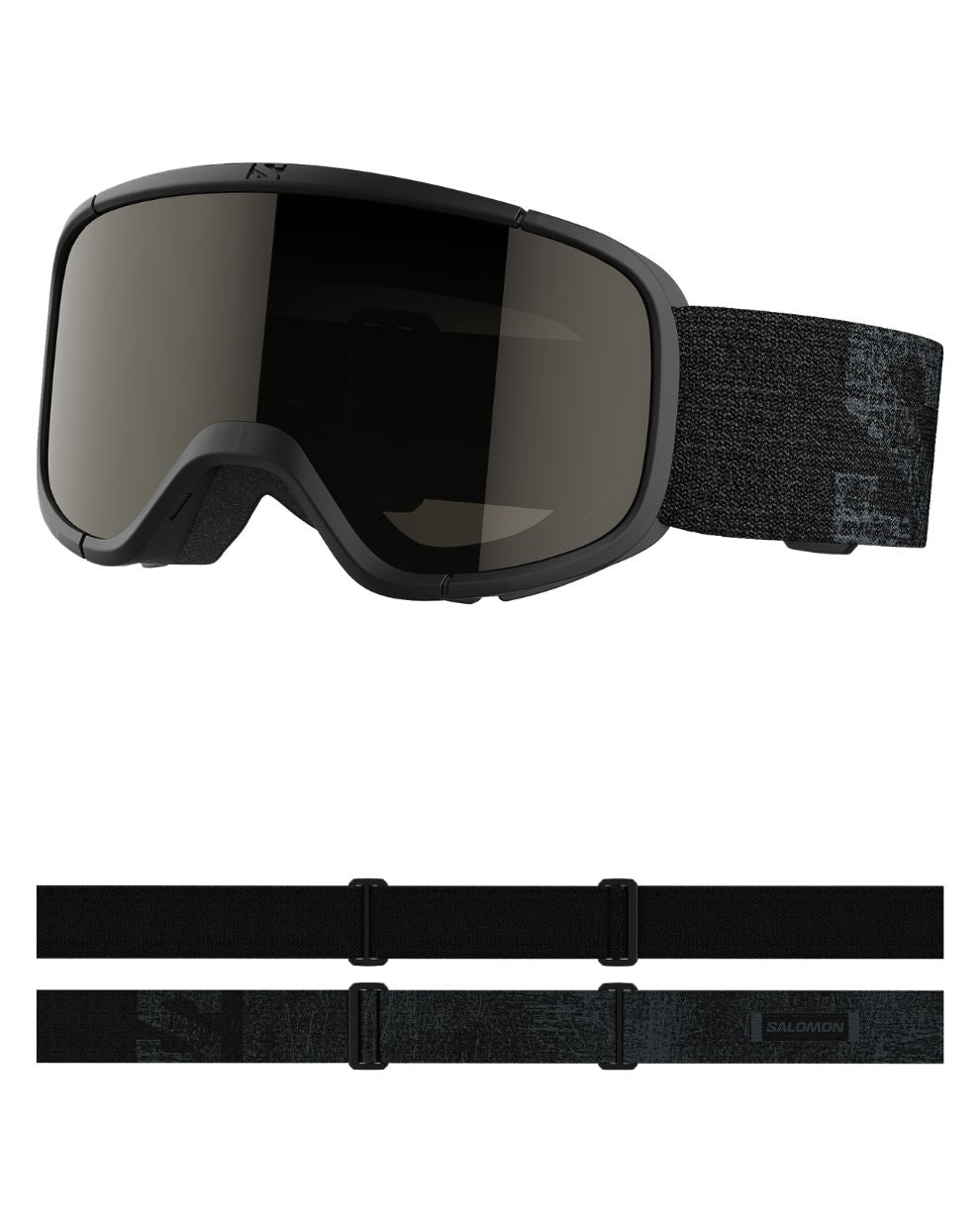 Salomon Lumi Junior Ski Goggles - Black Grunge/Sol Black