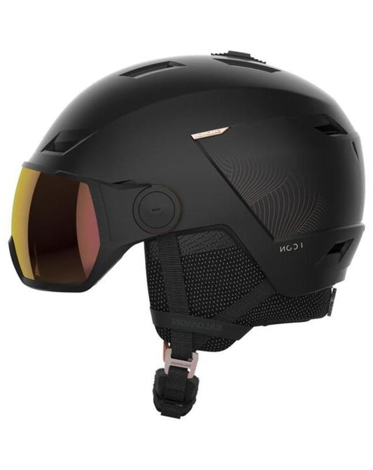 Salomon Icon LT Visor Helmet - Black/Gold