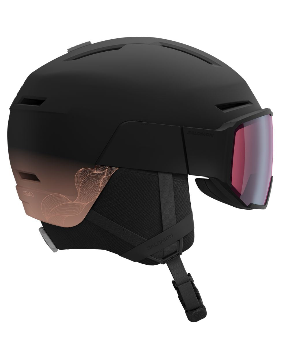 Salomon Osmo Sigma Ski Helmet - Black Rose Gold/Uni SP