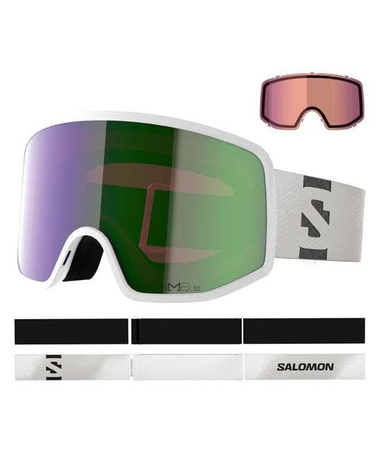 Salomon Sentry Pro S Sigma (and Extra Lens) Ski Goggles - White/EM/LB