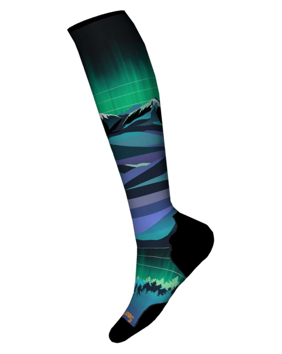 Smartwool Women's Ski TC Compression Print Over The Calf Socks