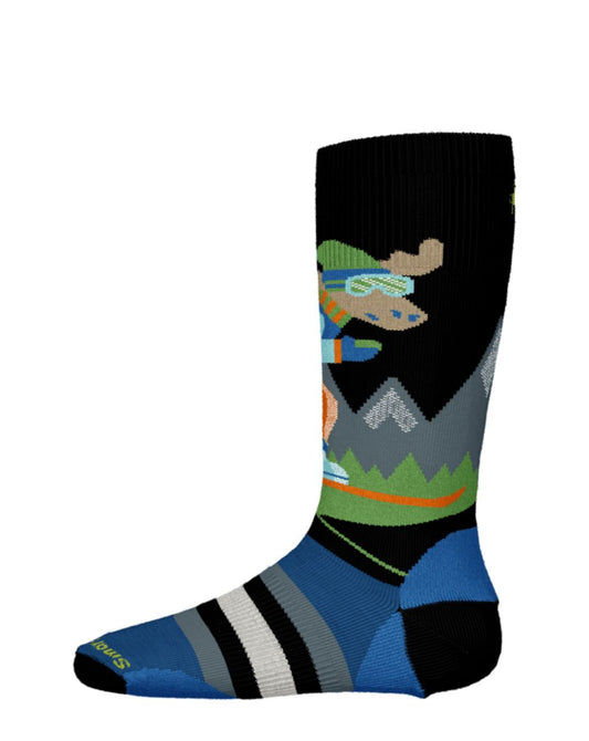 Smartwool Kid's Wintersport FC Mountain Moose Pattern OTC Socks