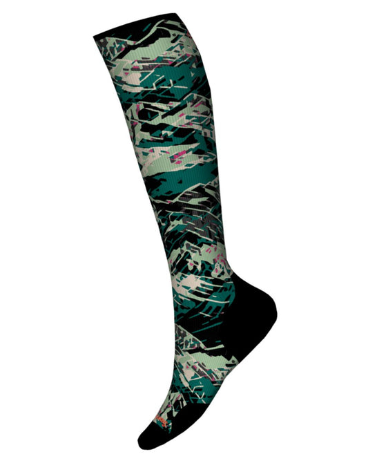 Smartwool Men's Ski Green Slopes Print Over The Calf Socks