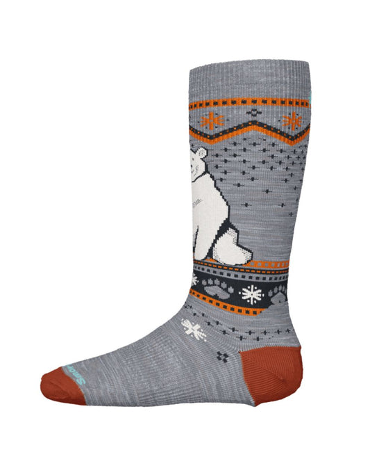 Smartwool Junior Wintersport FC Polar Bear Pattern OTC Socks