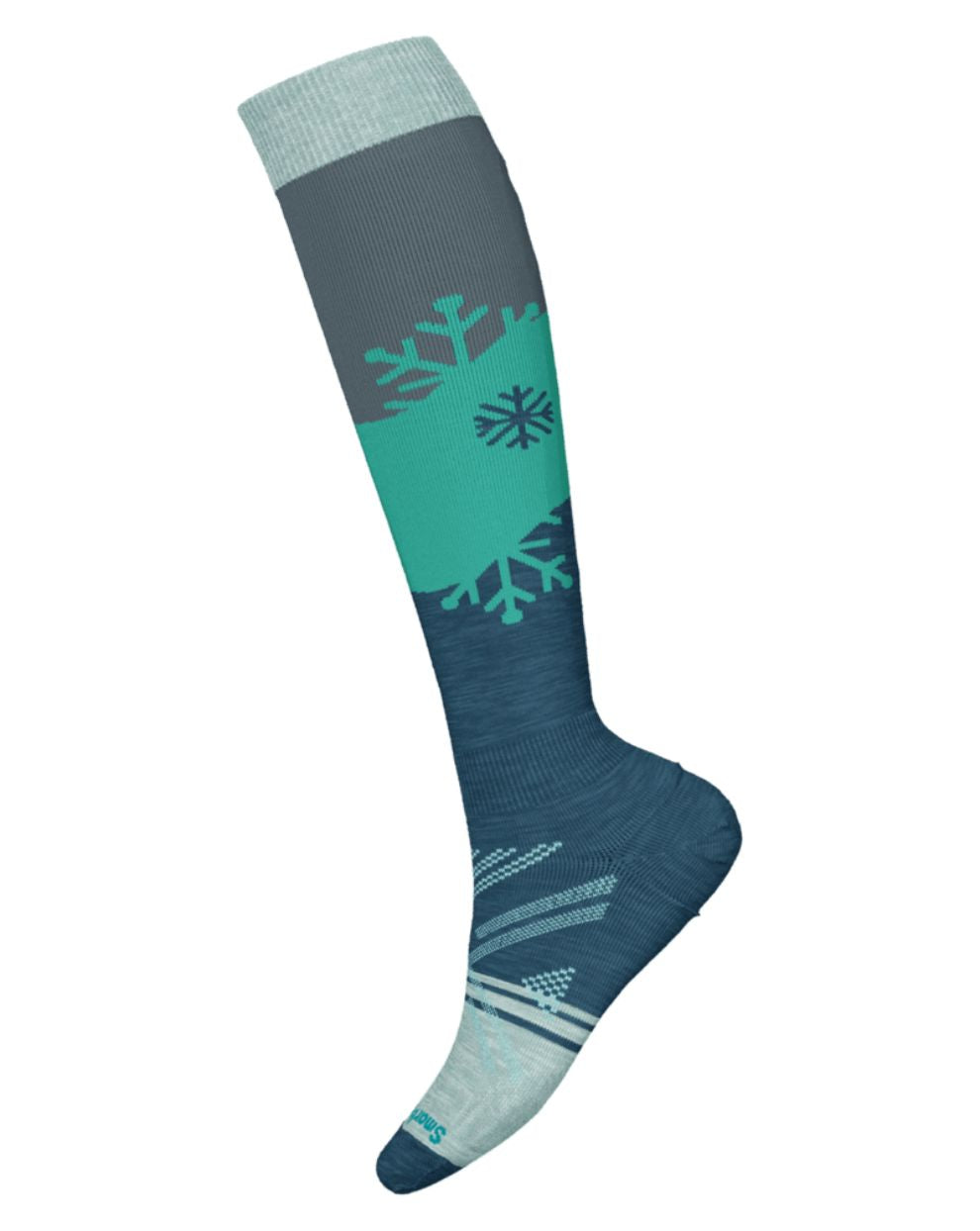 Smartwool Women's Ski FC Snowpocalypse Pattern Over The Calf Socks