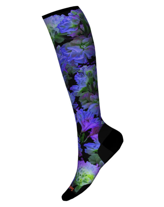 Smartwool TC Electric Lotus Print Over The Calf Women's Ski Socks
