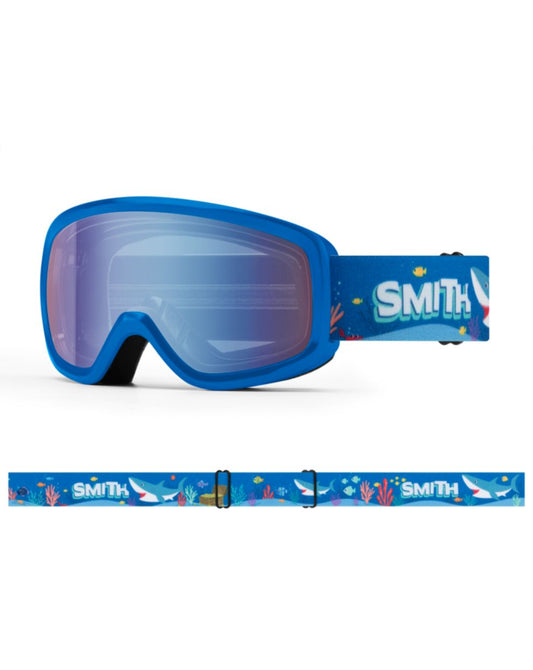 Smith Junior Snowday Ski Google - Cobalt Shark Bait + Blue Sensor Mirror