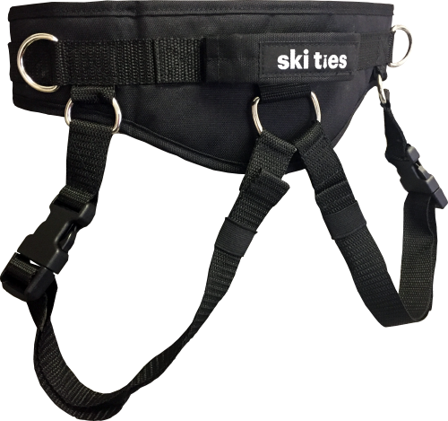 Ski Ties Ultimate Kid's Ski Harness - Black