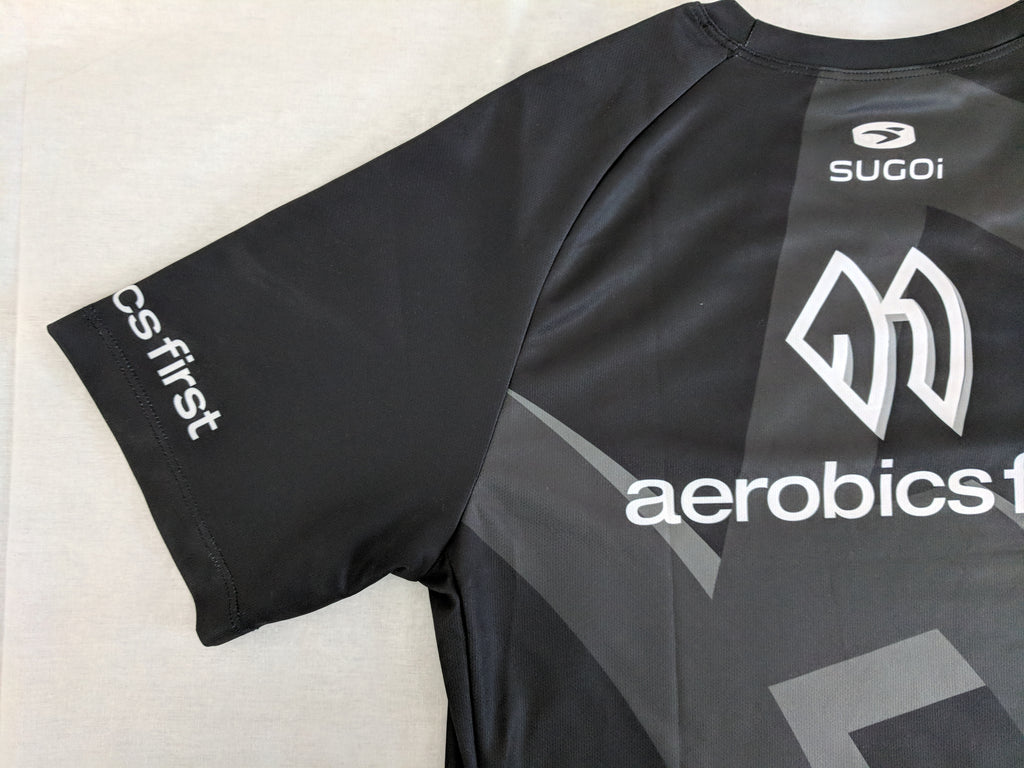 Aerobics First Sugoi Mens Big Logo Turbo Tee