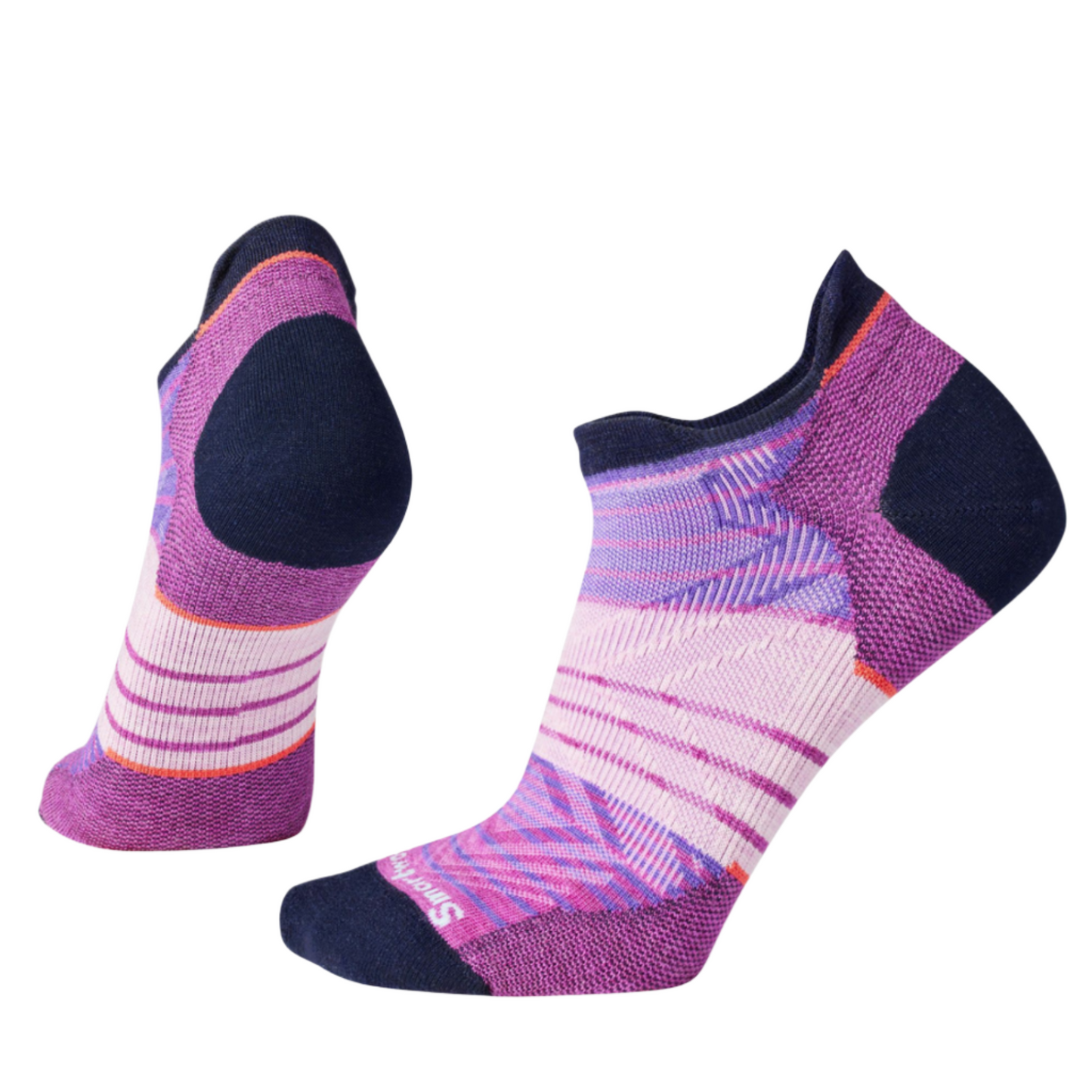 Smartwool Women's Run Zero Cushion Stripe Low Ankle Socks