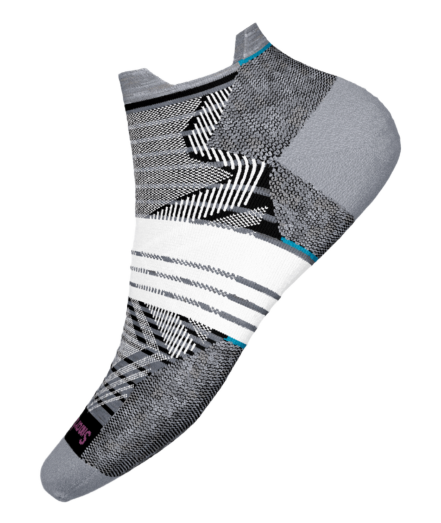 Smartwool Women's Run Zero Cushion Stripe Low Ankle Socks